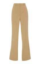 Michael Kors Collection Flare High Waist Wool-blend Pants