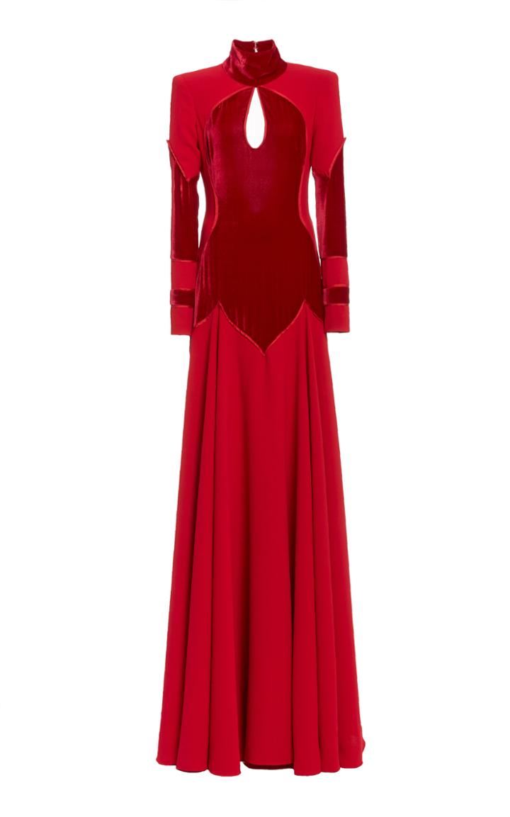 Moda Operandi Naeem Khan Stretch Velvet Gown