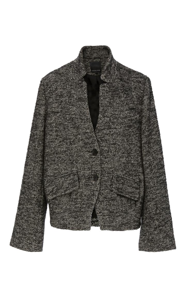 Marissa Webb Casey Herringbone Boucle Jacket