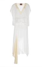 Moda Operandi Albus Lumen Duo Solio Asymmetric Silk Dress Size: 8