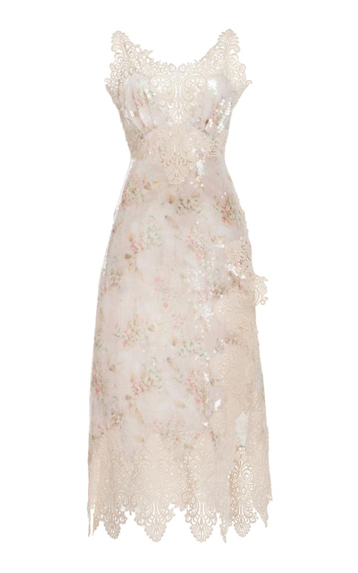 Moda Operandi Paco Rabanne Floral-print Lace Dress