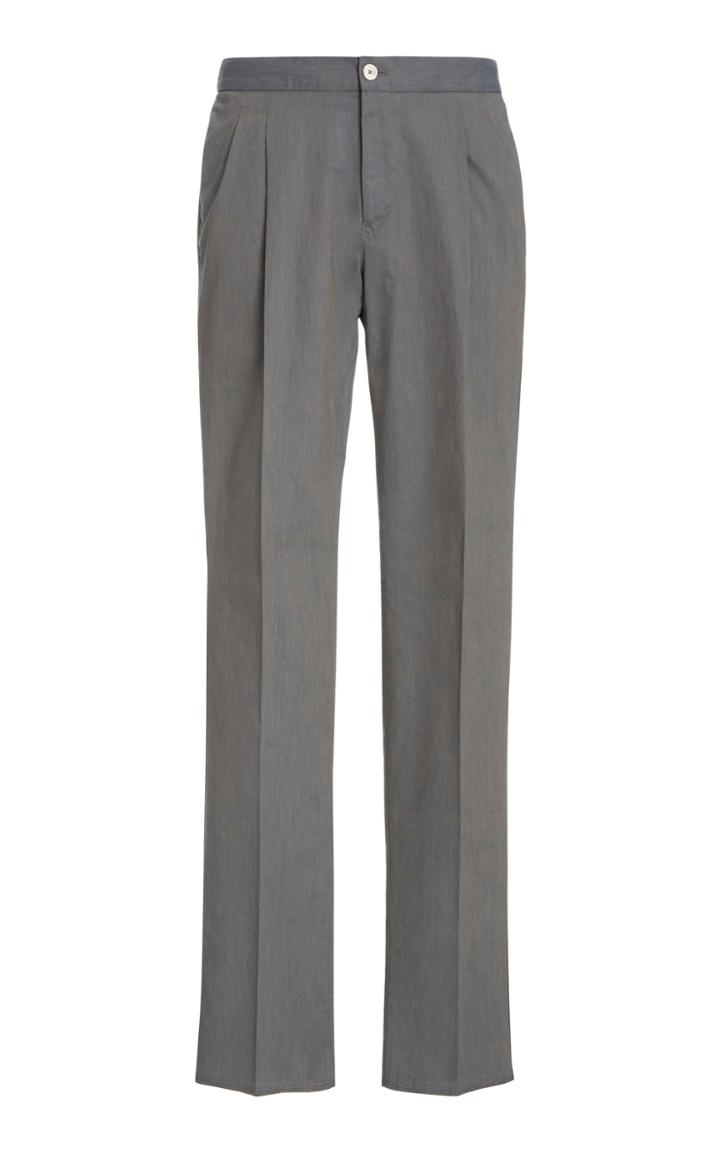 Universal Works Military Pleated Stretch-wool Pants