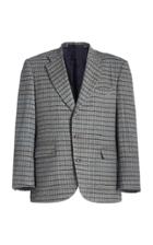 Moda Operandi Bode Twill Tickling Check Suit Jacket