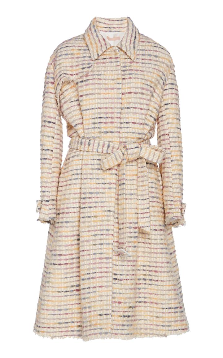 Brock Collection Porgosolo Tweed Trench Coat