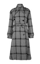 Simone Rocha Belted Biker Tweed Coat