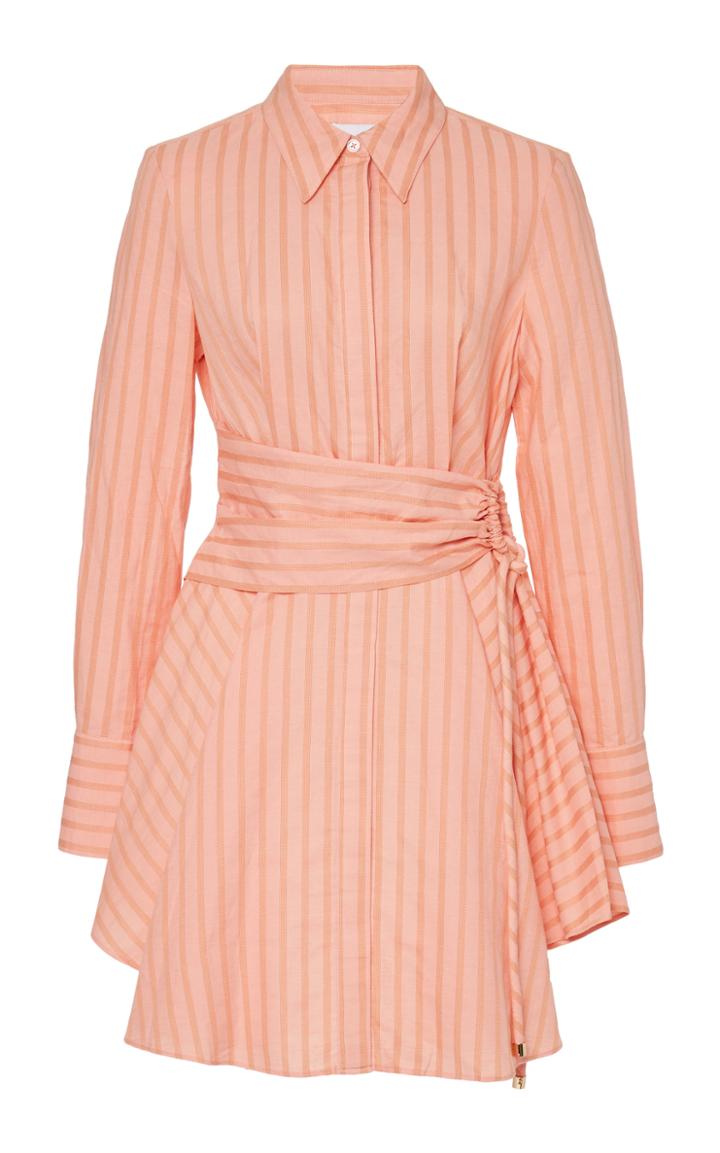 Significant Other Orla Striped Mini A-line Dress