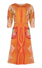Moda Operandi Lilli Jahilo Aimee Cotton Dress With Pockets And Press Buttons Size: 3