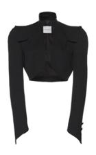 Olivier Theyskens Thery Houndstooth Jacquard Bolero Jacket
