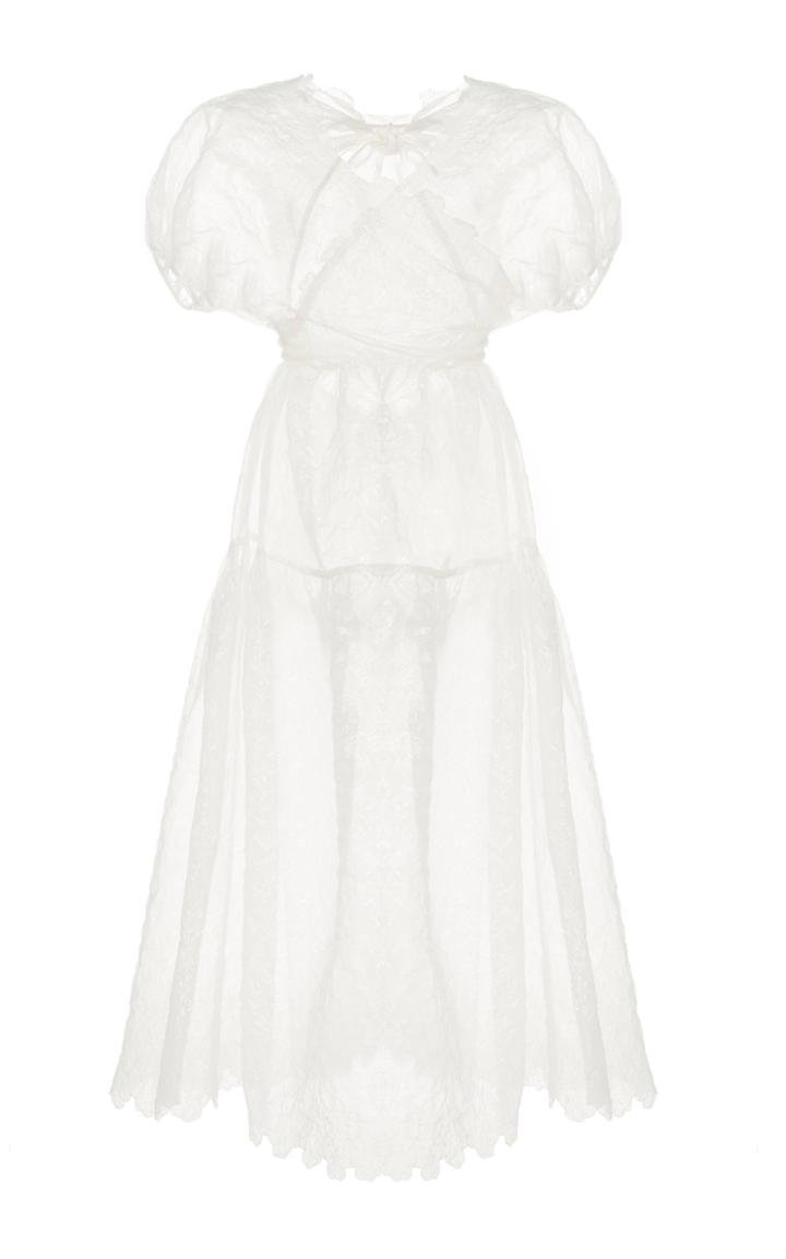 Moda Operandi Cecilie Bahnsen Kaly Embroidered Dress Size: 6