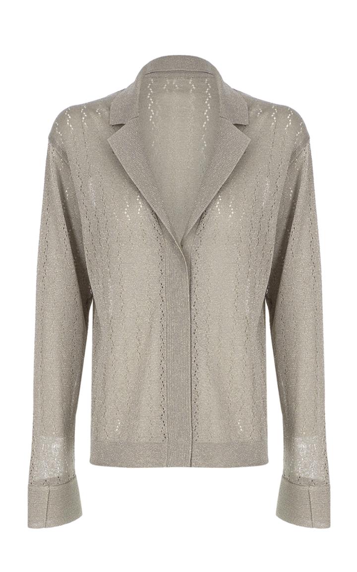 Moda Operandi Zeynep Aray Vintage Pointelle Knit Shirt
