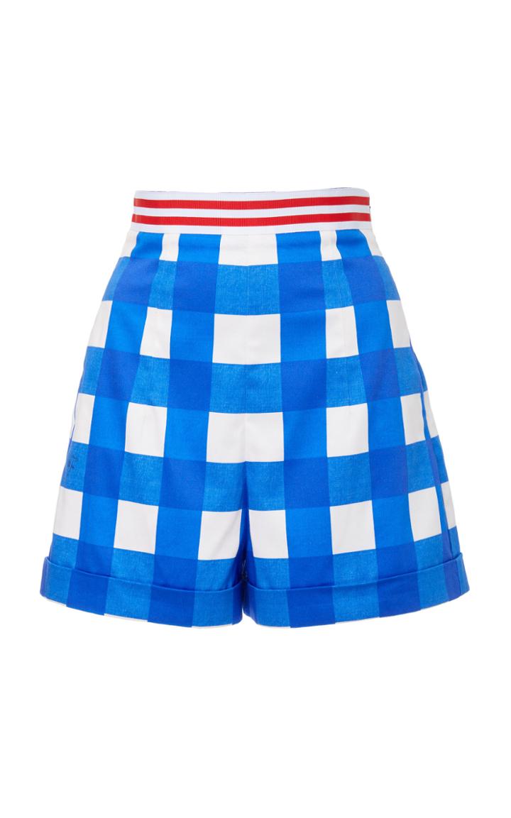 Stella Jean High Rise Picnic Shorts