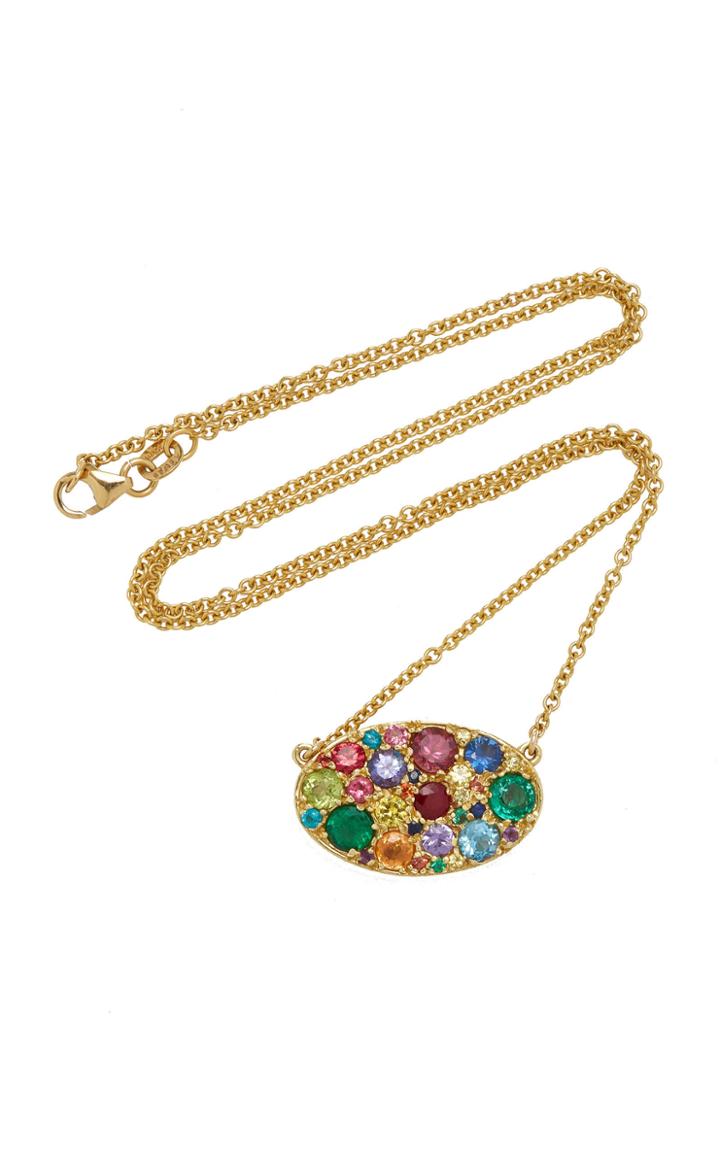 Colette Jewelry Oval Rainbow Necklace