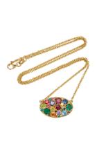 Colette Jewelry Oval Rainbow Necklace