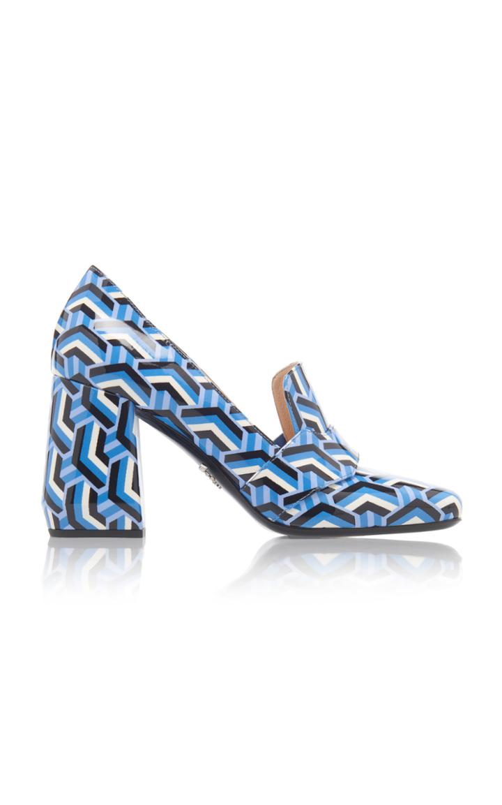 Prada Chunky Heel Loafer