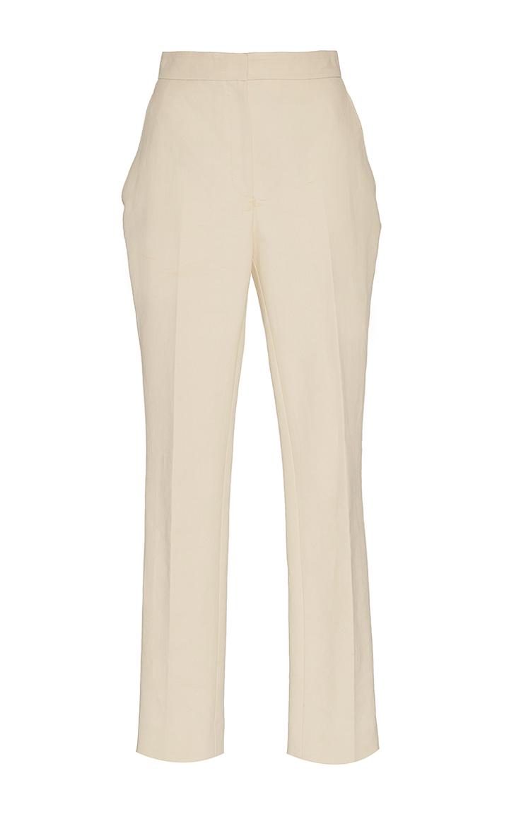 Brock Collection Paige Cotton Trench Cigarette Pant