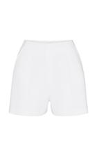 Alex Perry Malone High-waist Crepe Shorts