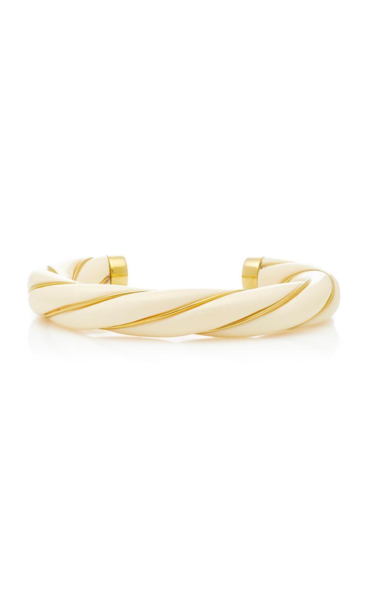 Aurlie Bidermann Diana Twisted Bracelet Ivory