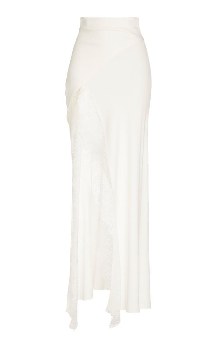 Christopher Esber Lace Split Satin Skirt