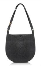 Valextra Python Leather Hobo Bag