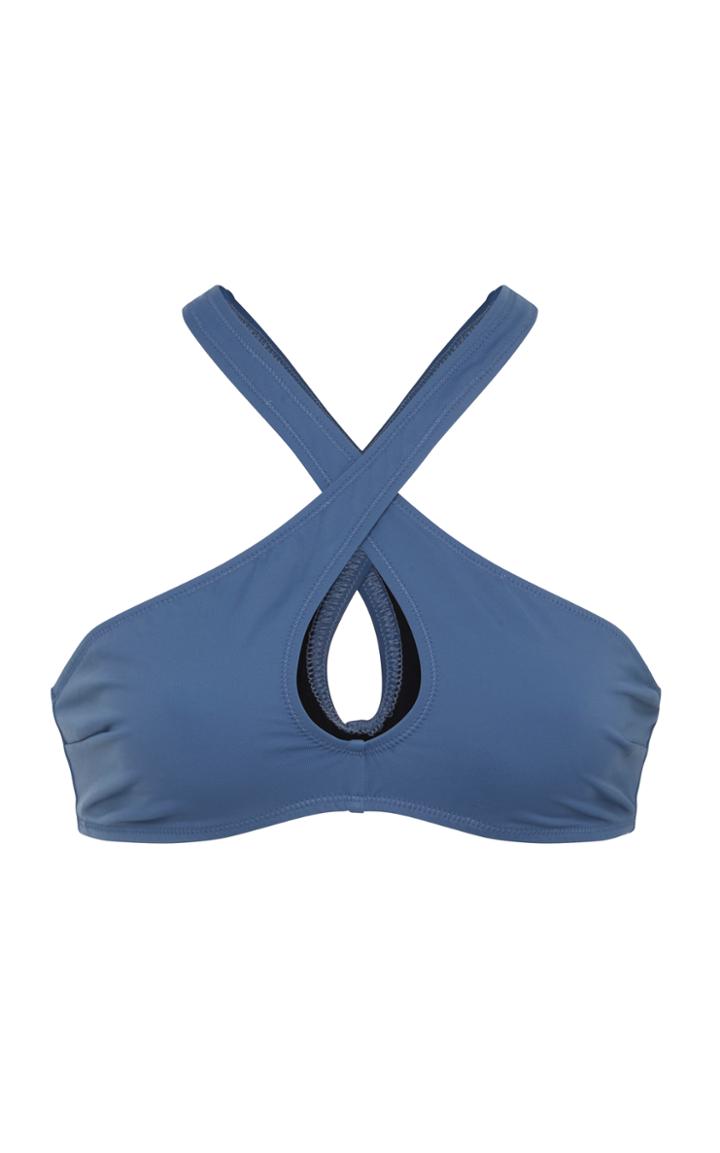 Solid & Striped The Marissa Keyhole Halter Bikini Top