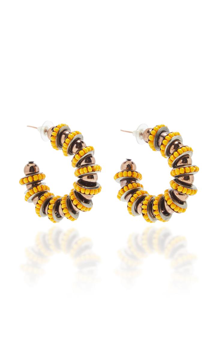Carolina Herrera Beaded Ring Earring