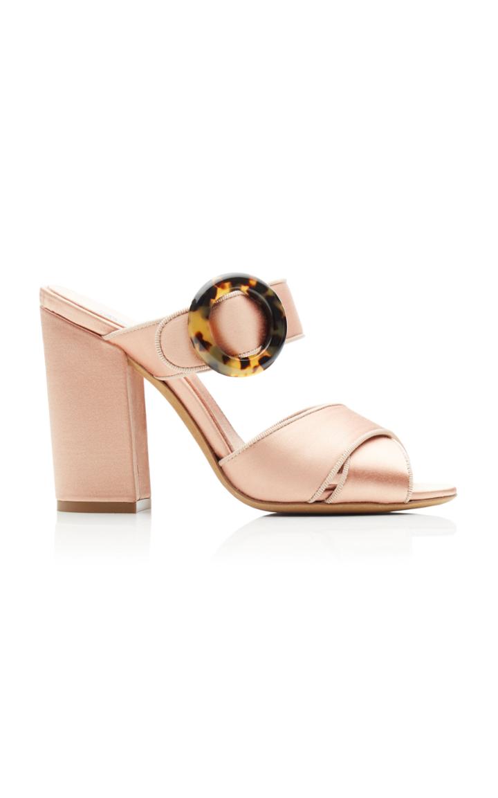 Tabitha Simmons X Johanna Ortiz Satin Platform Sandals