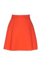 Delpozo Virgin Wool Evase Mini Skirt