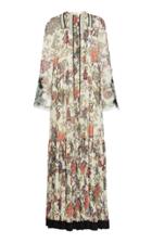 Costarellos Floral Pleated Dress