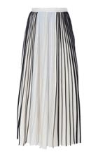 Gabriela Hearst Assisi Pleated Silk Wool Skirt