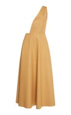 Nina Ricci Leather Asymmetric Dress