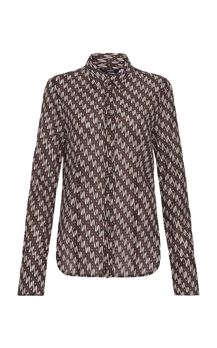 Moda Operandi Bassike Printed Cotton Voile Shirt