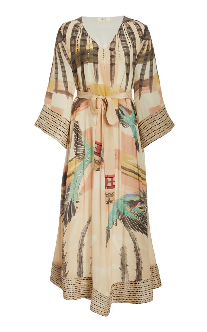 Moda Operandi Chufy Nanuk Printed Crepe Maxi Dress