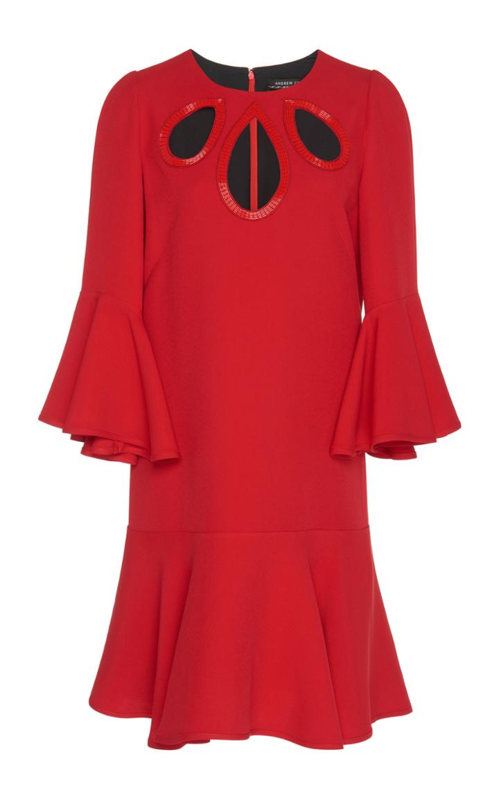 Andrew Gn Cutout Mini Dress