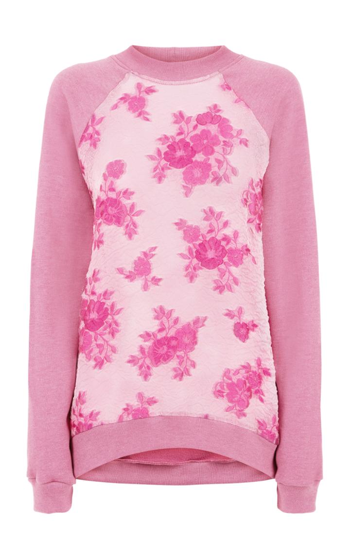 Malene Oddershede Bach Azalea Floral Jacquard Jumper