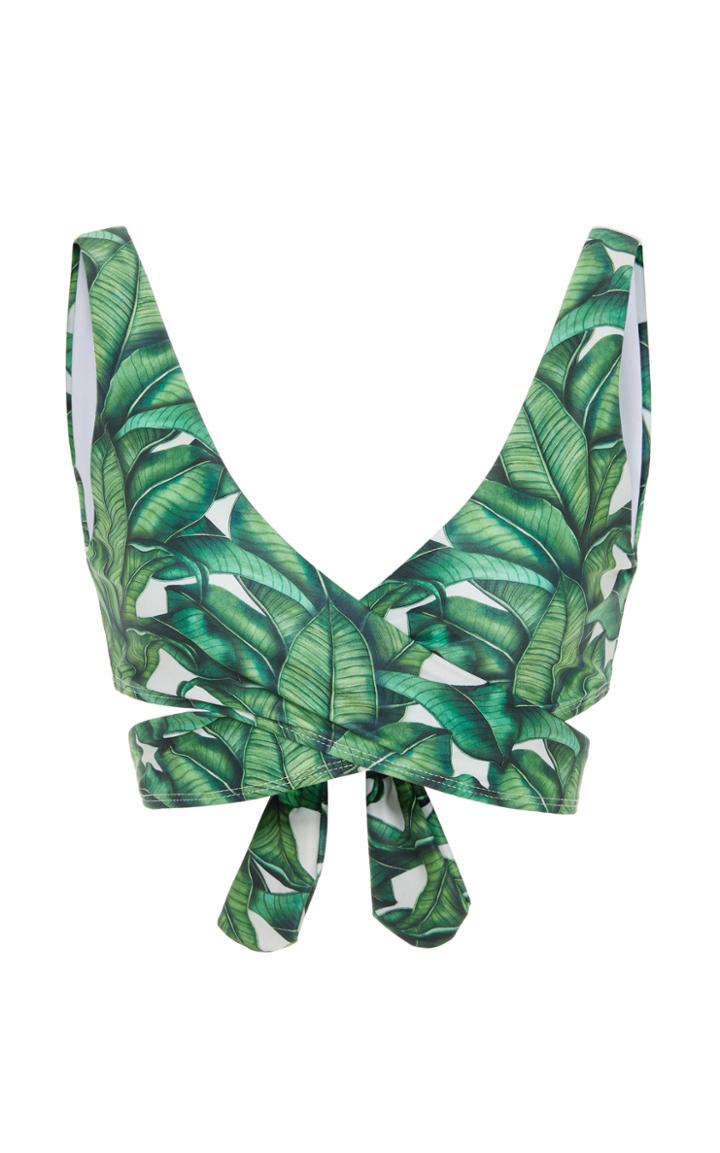 Verde Limon Kobe Crossed Top