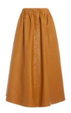 Moda Operandi By Any Other Name Shirred Poplin Tea Skirt