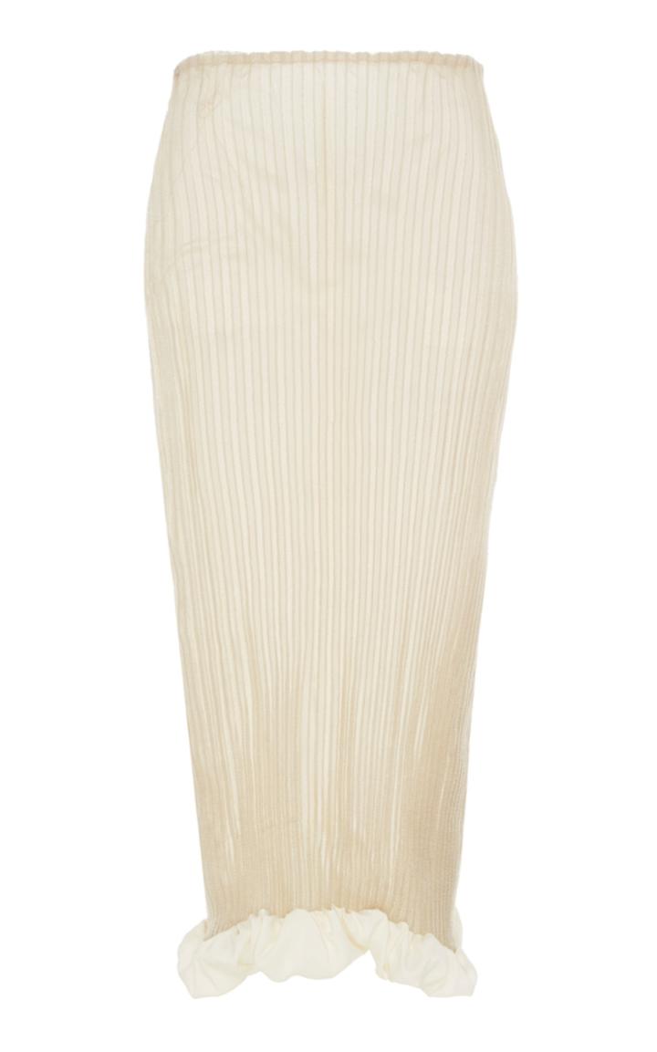 Jil Sander Ribbed Skirt