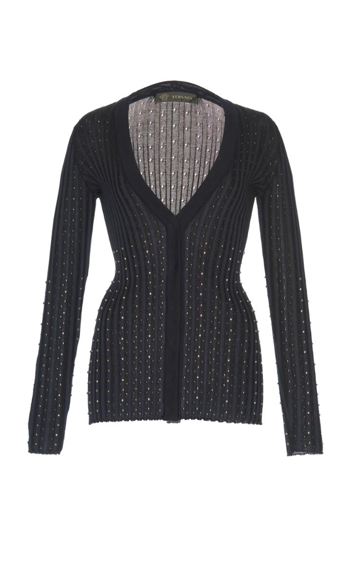 Versace Embellished Cardigan
