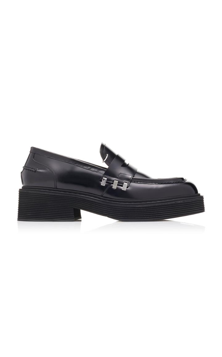 Marni Leather Penny Loafers
