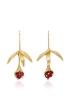 Annette Ferdinandsen 18k Gold Ruby Earrings