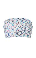 Huishan Zhang Byrdie Printed Jersey Bandeau Top