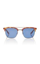 Barton Perreira Exclusive Lenox Havana D-frame Metal Sunglasses