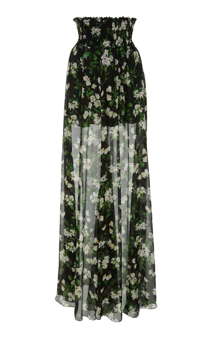 Caroline Constas Sheered Bougainvillea Pant