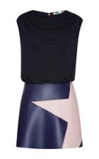 Msgm Star Intarsia Combo Dress