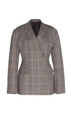 Calvin Klein 205w39nyc Virgin Wool Hourglass Check Suit Jacket