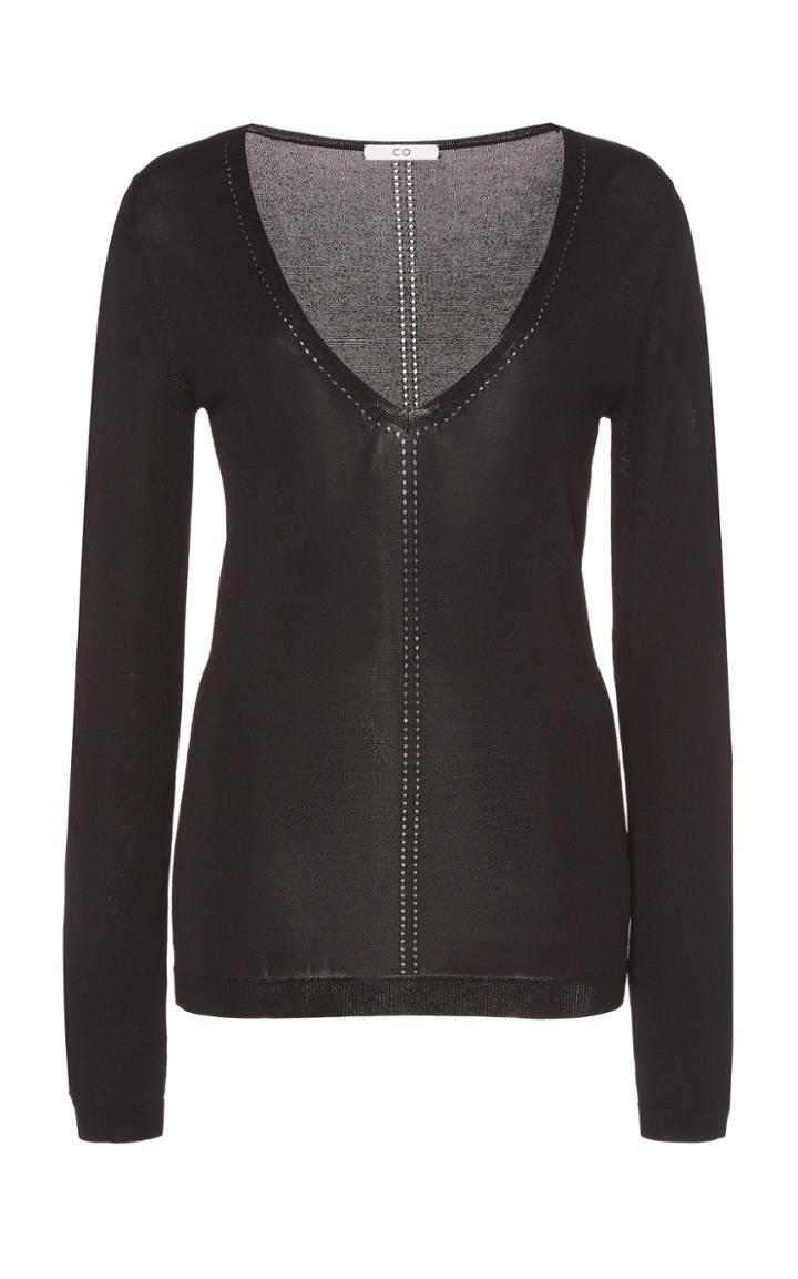 Co Slim V-neck Sweater