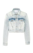 Current/elliott Micro Corset Trucker Denim Jacket
