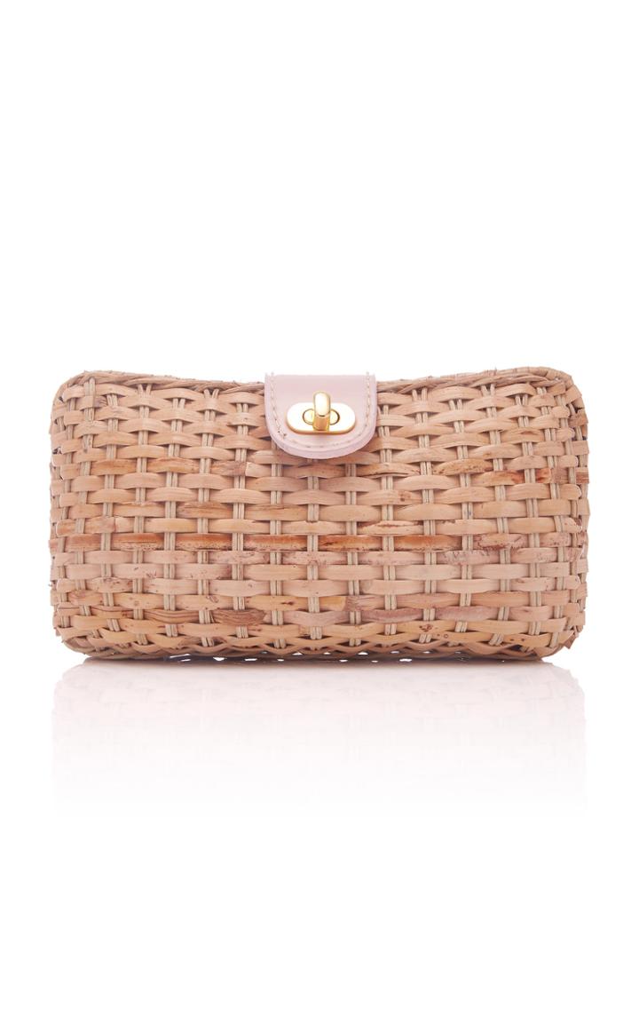 Kayu Crete Wicker Clutch