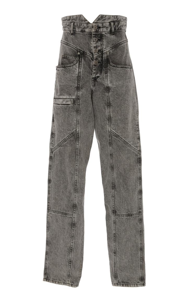 Isabel Marant Roger High-rise Straight-leg Jeans
