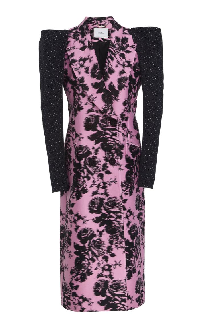 Erdem Albert Floral Jacquard Coat